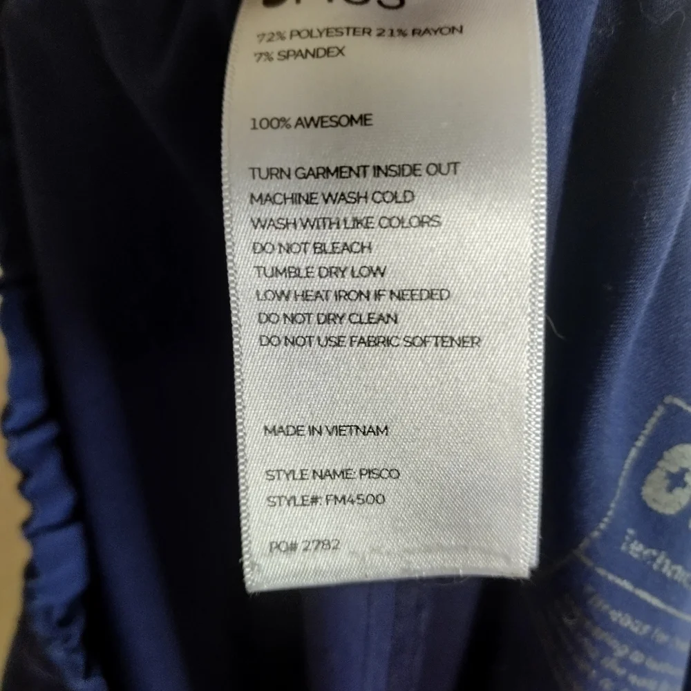 Figs Pisco Basic Scrub Pants Men's Sz Xl